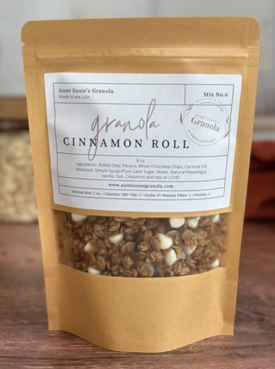 Aunt Susie's Granola Cinnamon Roll