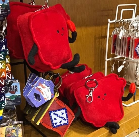 AR Stuffed State Keychain