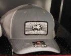 Arkie Apparel Hats Buffalo Line Grey/White