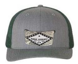 Arkie Apparel Hats Topo Flag Grey/Dark Green