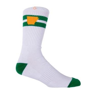 Arkansocks Tailgater Green/Maize