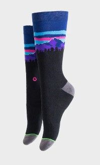 Arkansocks Pinnacle View Black/Violet