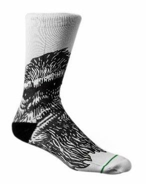 Arkansocks MugShot White/Black