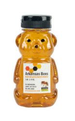 Arkansas Bees 8oz Honey Bear Bottle