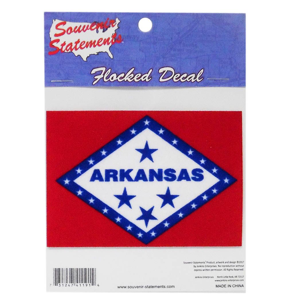 AR Sticker Decal Flocked Flag