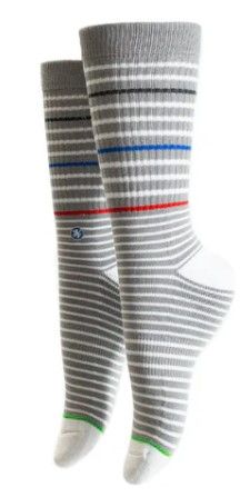 Arkansocks Phillip, Color: Grey Red/Blue White