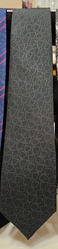 Black With Green AR Tie