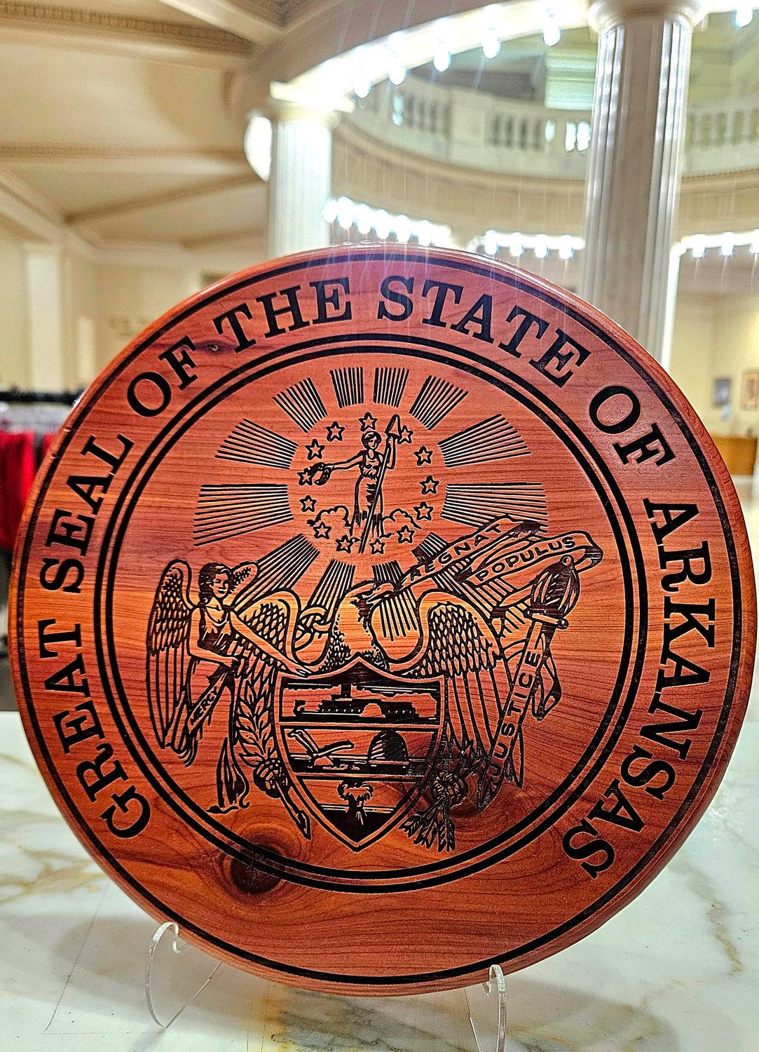 10&quot; Cedar Seal Plaque