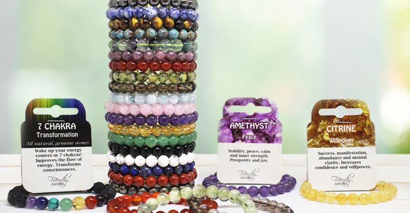 Friendly Crystals Power 8MM Bracelets