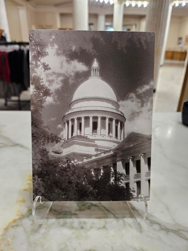Black and White Blank Capitol Card