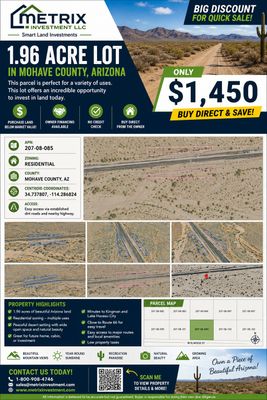 1.96ac Lot in Mohave County AZ