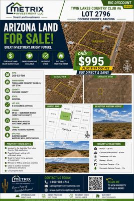 0.34ac Lot in Cochise County AZ