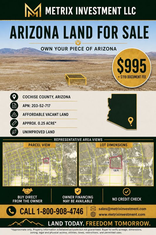 0.32ac Lot in Cochise County AZ