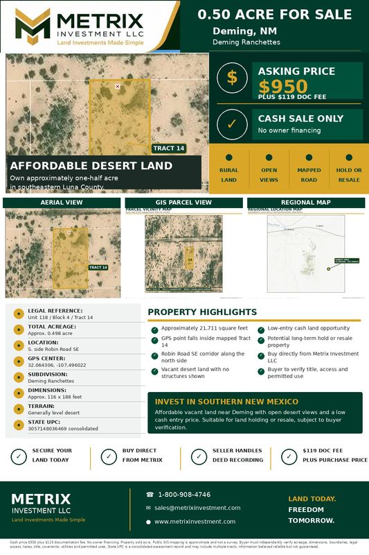 0.5 acre Luna County New Mexico