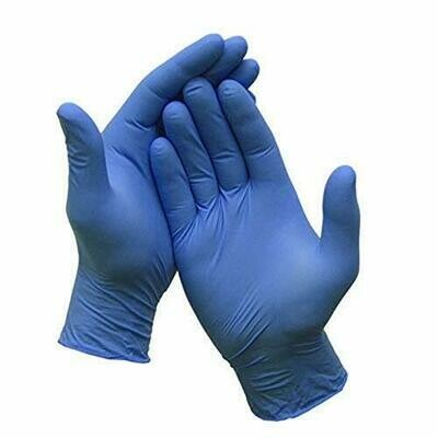 Nitrile Blue Disposable Gloves Large (Powder-Free) 100