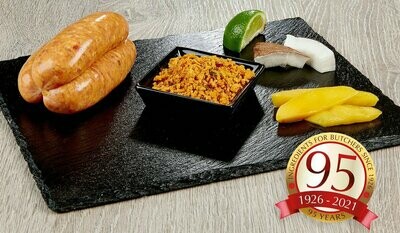 Butchers Classic Spiced Mango. Lime & Coconut Sausage Mix - Lucas