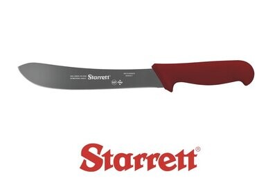 Starrett 10'' Steak Knife Curved Tip Red