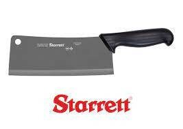 Starrett 8'' Cleaver with Black Handle