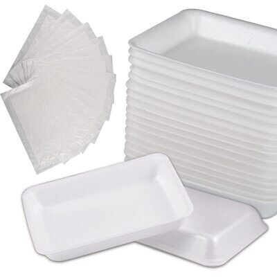 Absorbent Pads White 6 x 4'