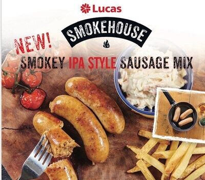 NEW Lucas Smokey IPA Sausage Mix