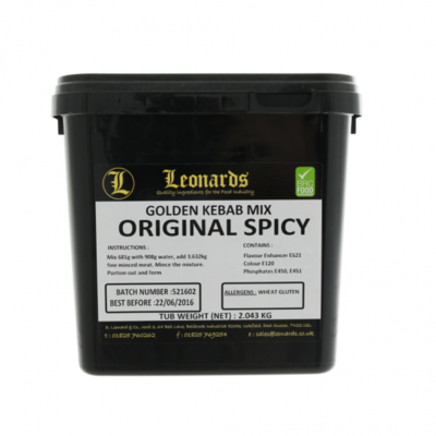 Leonards Original Spicy Kebab Mix - 2.043KG