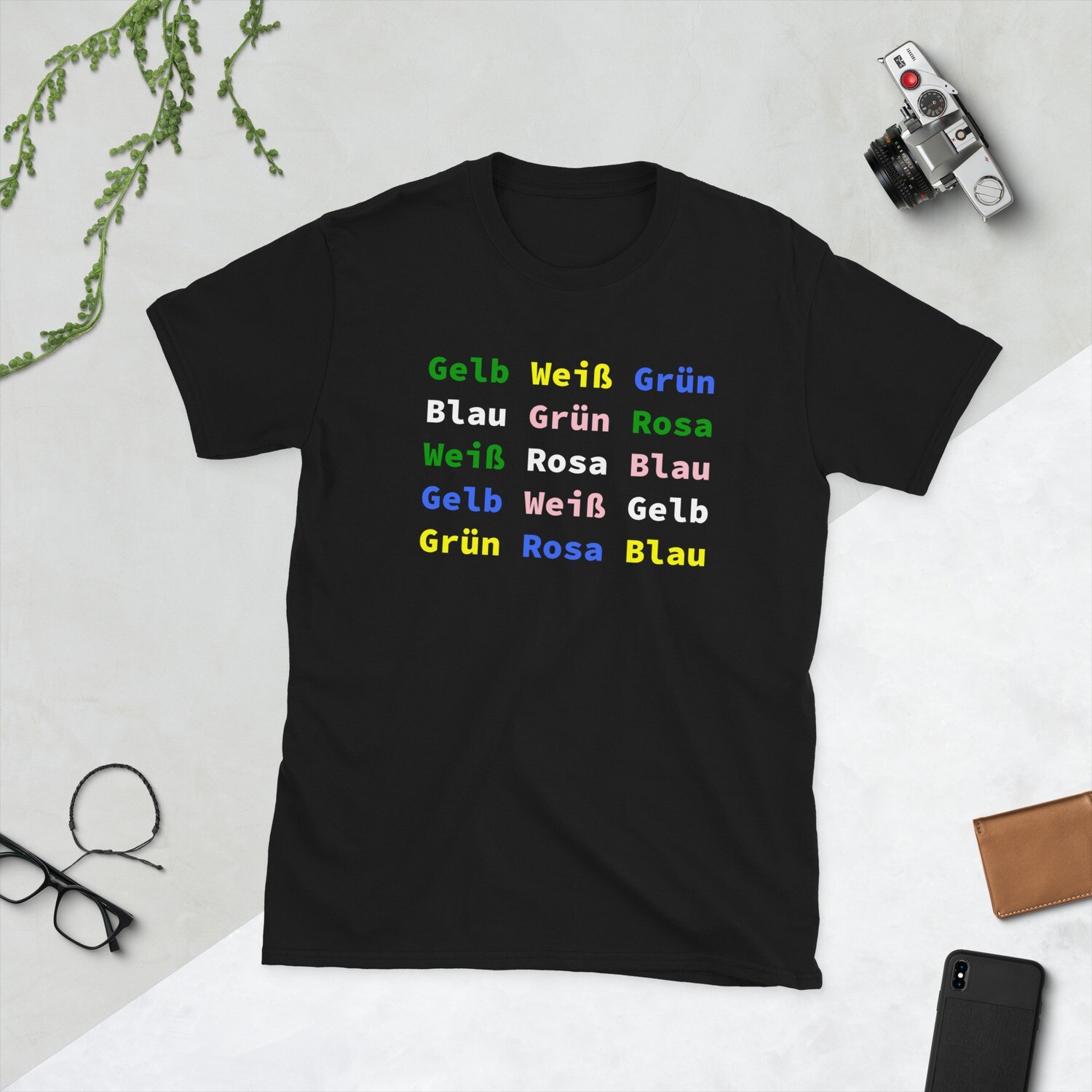 Stroop Effect Unisex T-Shirt – Cognitive Test Tee for Scientists &amp; Geeks