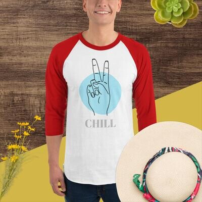 3/4 sleeve raglan shirt