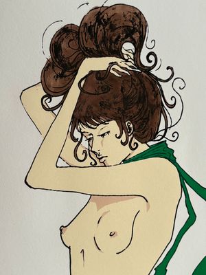 green scarf