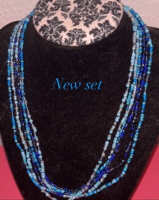 Ocean Blue Waist Beads