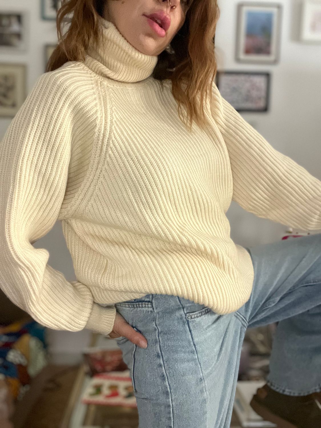 Pure wool pull