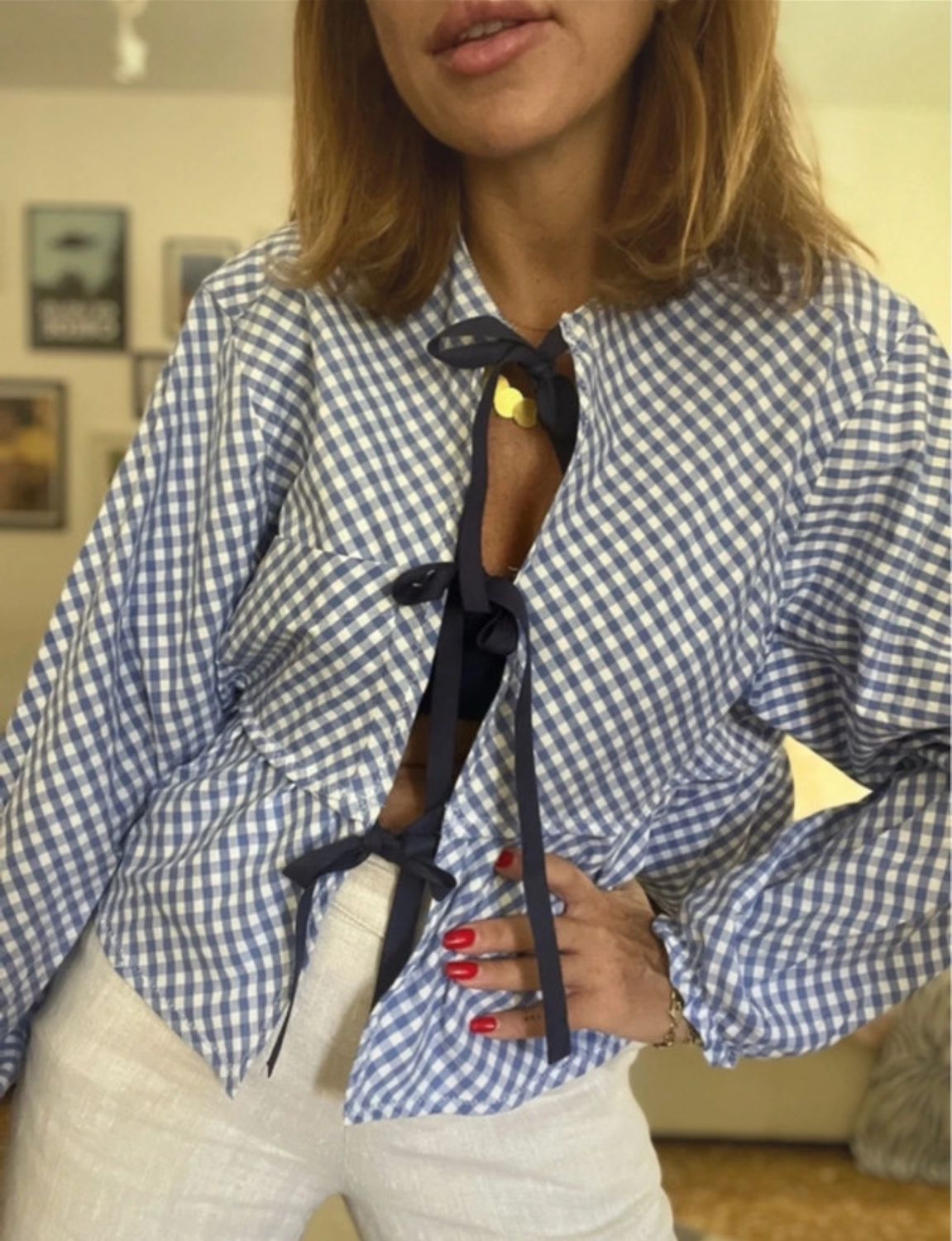 Blusa preppy handmade