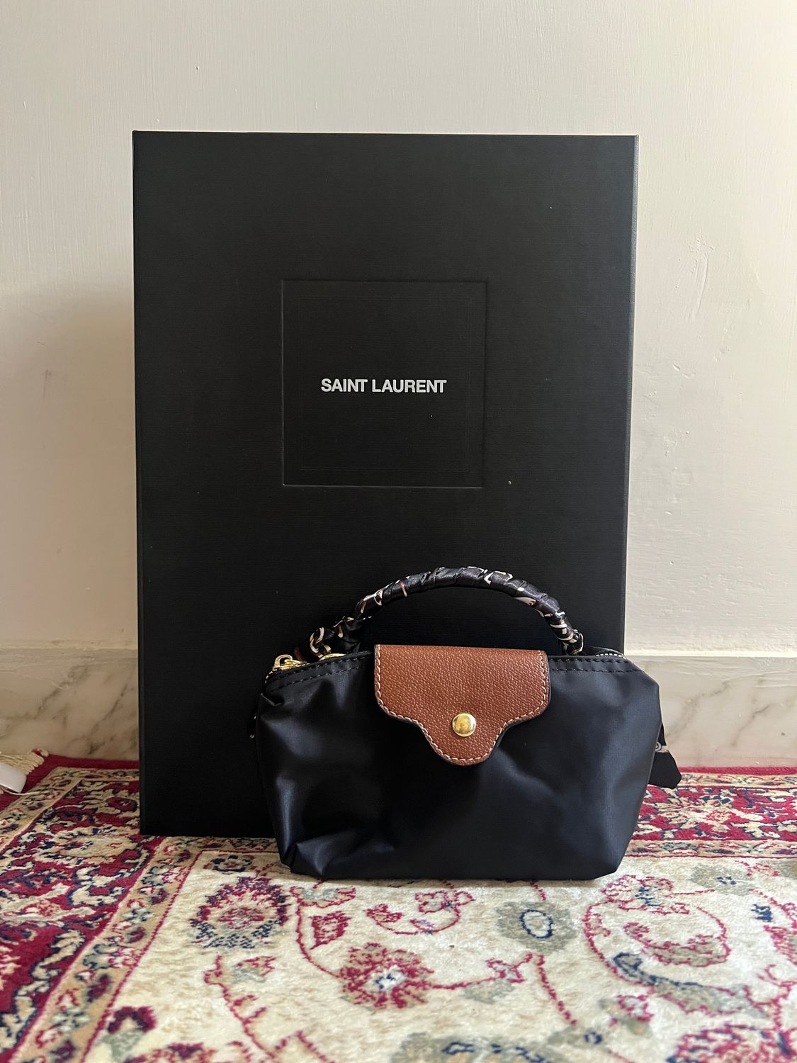 Mini bag chic foulard
