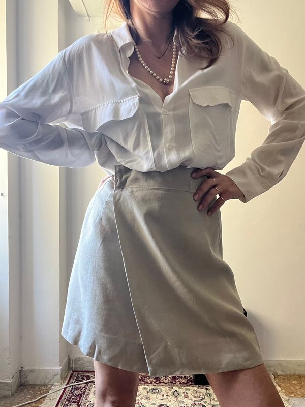 Gonna sartoriale a portafoglio