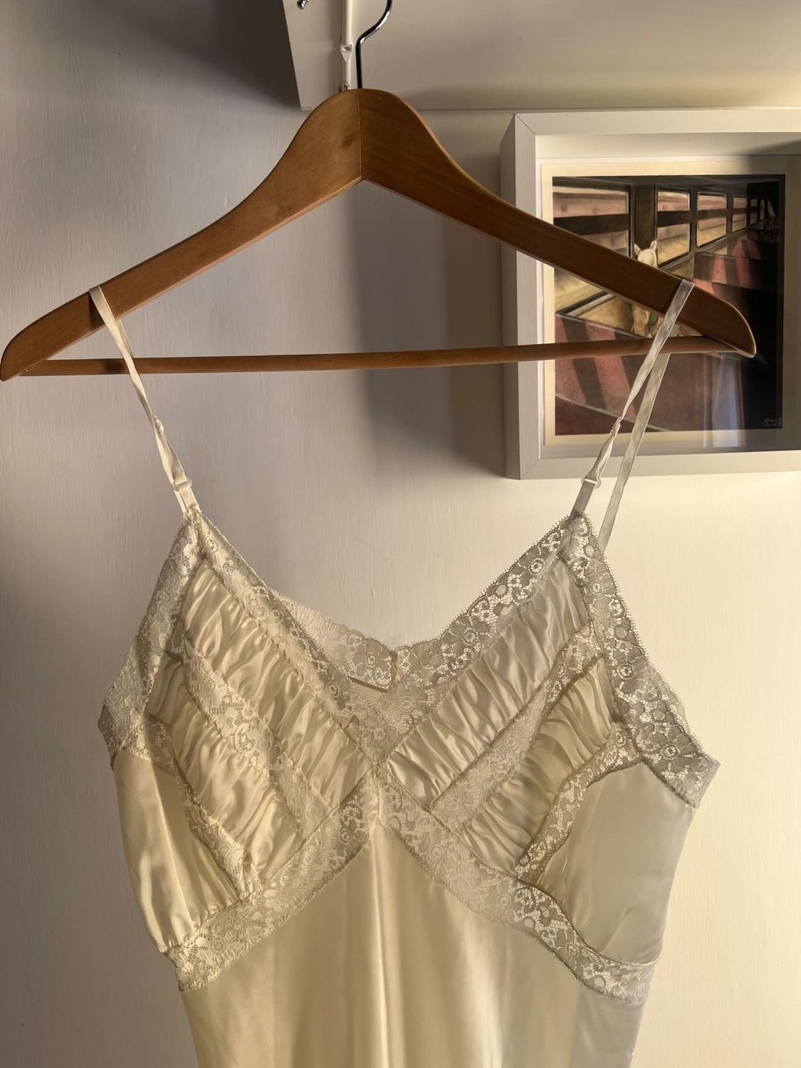 Slip dress bianco