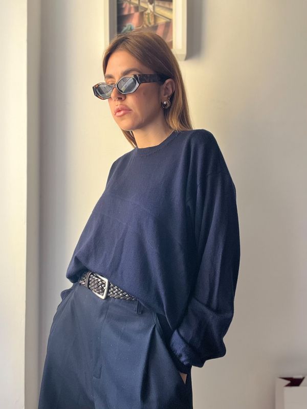 Maglione deep blu