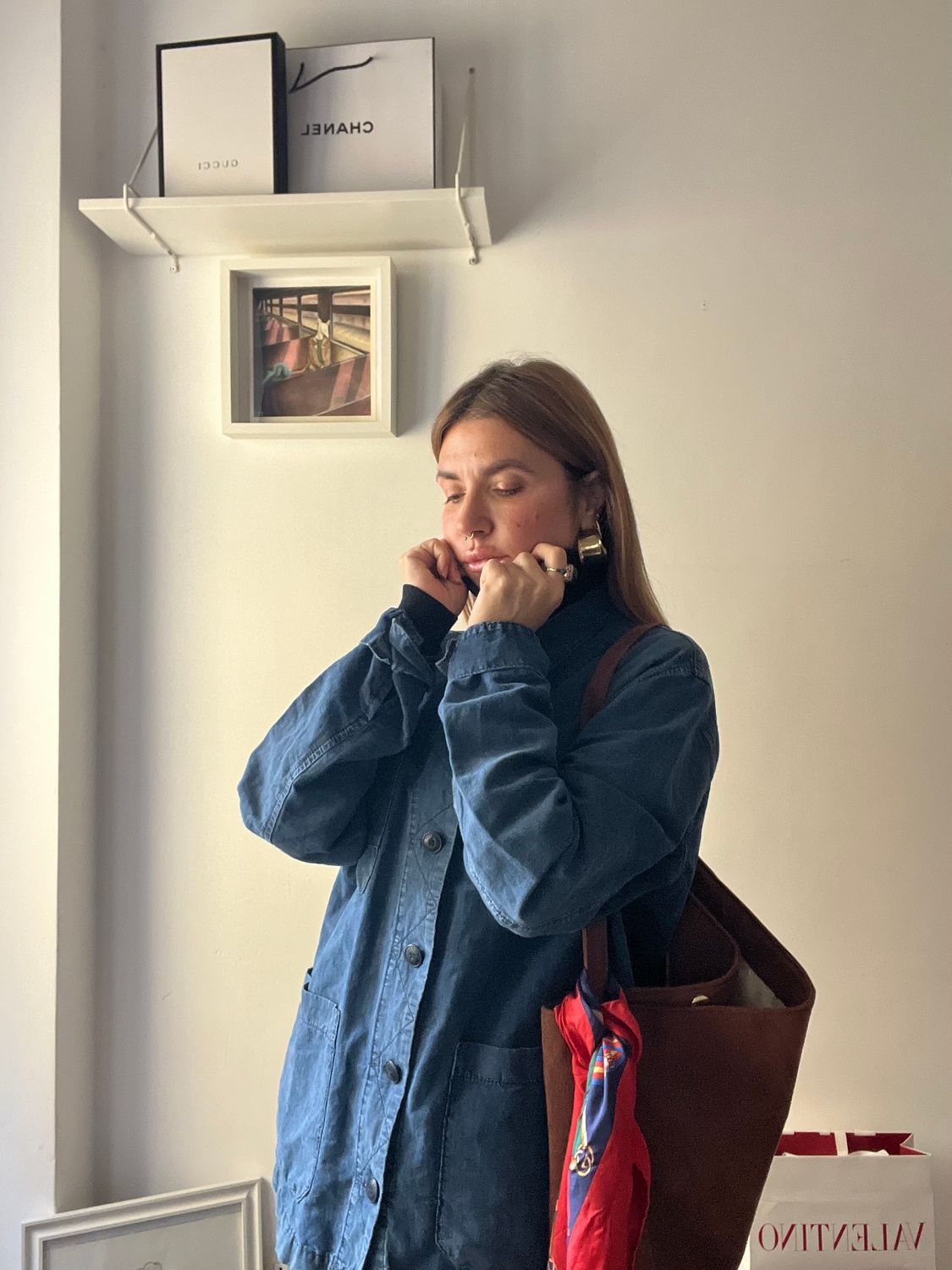 giacca- camicia Blue de Gênes