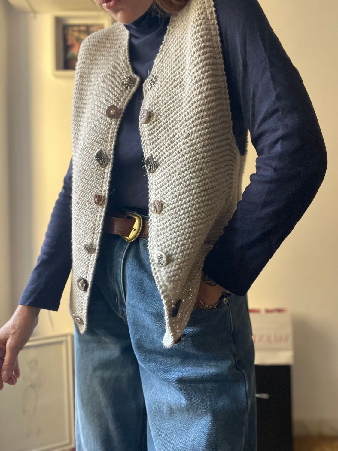 Gilè tirolese vintage