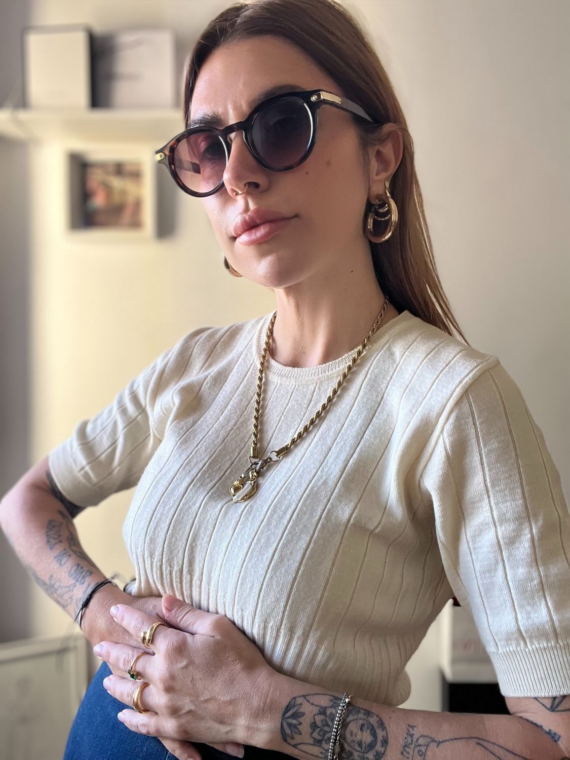 Sotto giacca vintage in pura lana