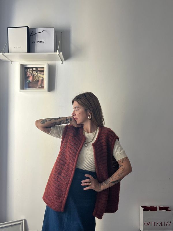 Gilet lancetti vintage