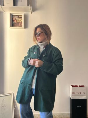 giacca vintage tirolese verde stile tirolese vero