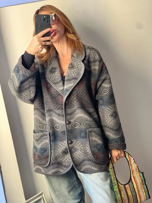 Giacca pile vintage anni ’80