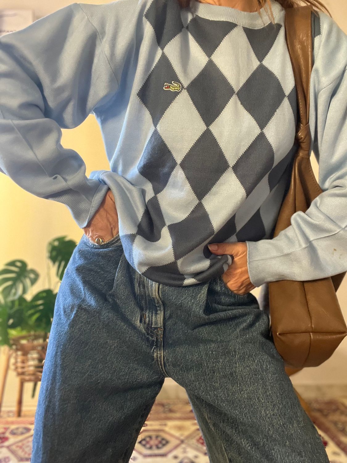 Argyle sweater Lacoste