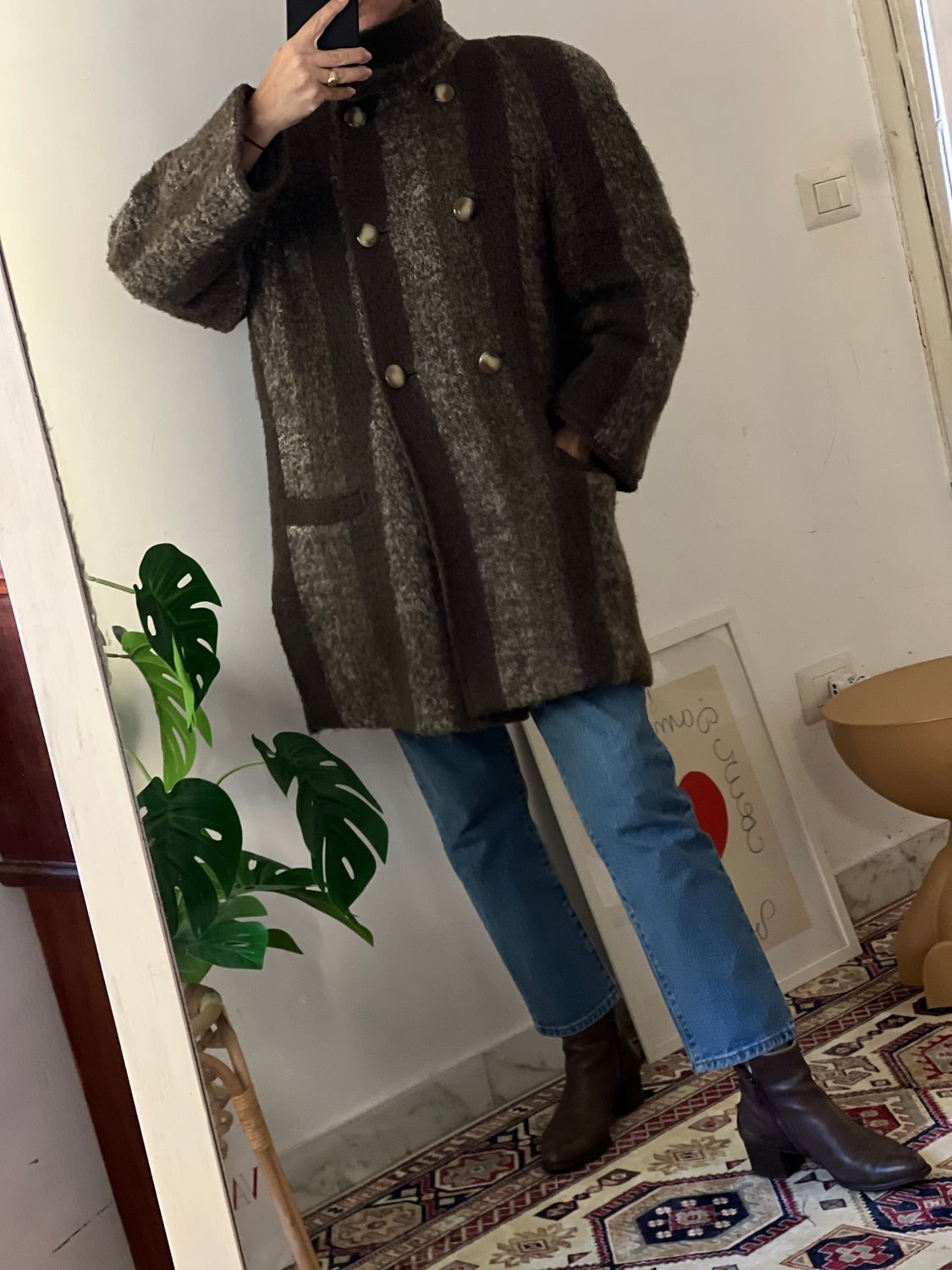 Cappotto vintage in pura lana