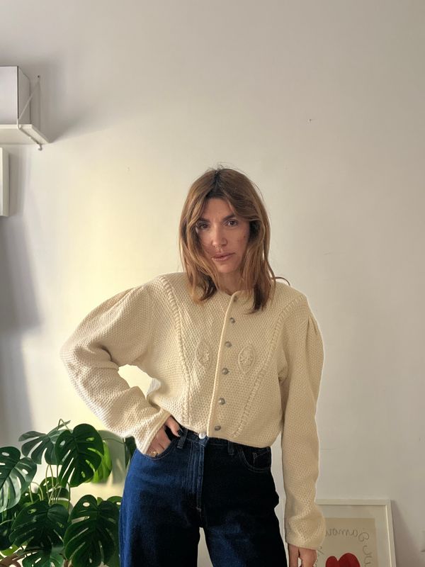 Cardigan tirolose vintage