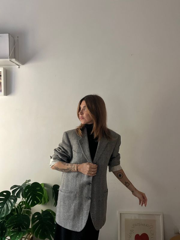 Blazer vintage in lana