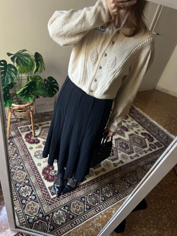 Gonna vintage crepe Gonna vintage crepe