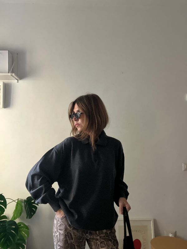 Jumper polo antracite