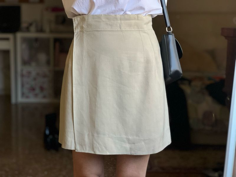 Gonna sartoriale a portafoglio