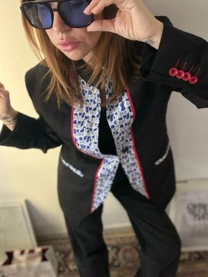 Giacca collo coreano