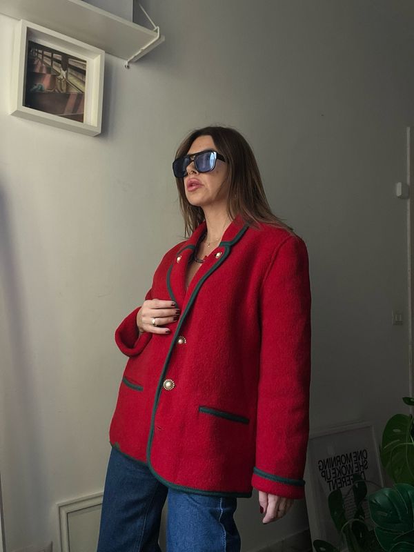 Giacca tirolese pura lana